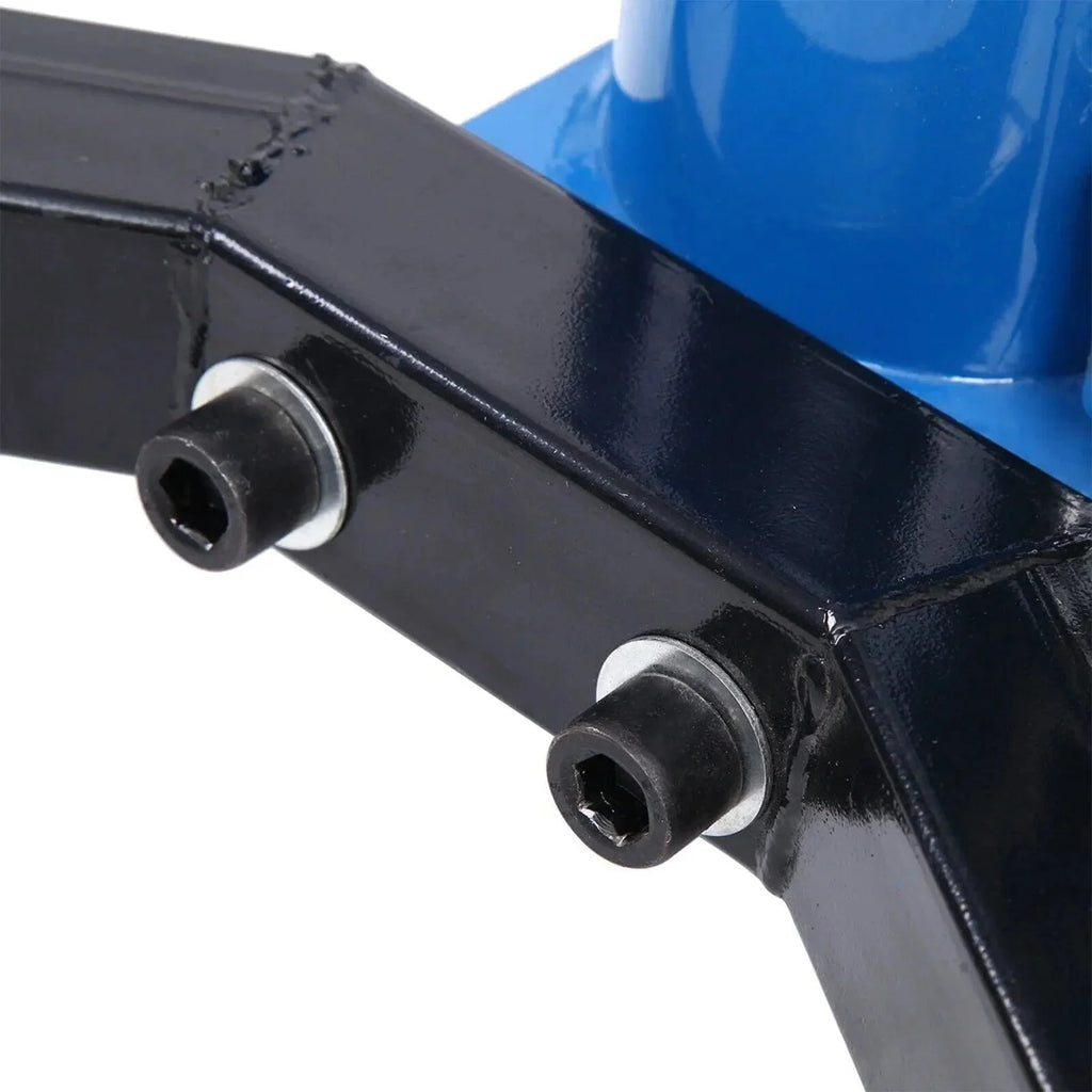 1660 Pounds Hydraulic Car Transmission Jack Vertical Lift with 360° Swivel Wheel Pedal ,Blue,33-70(0.75Ton)