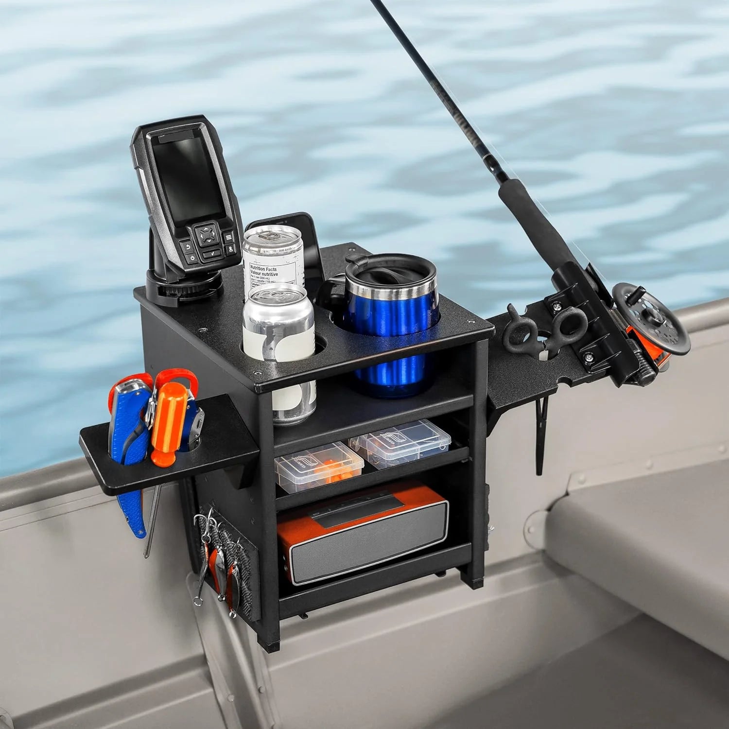 Boat Accessories for Fishing - Fits Gunnels Up to 2.5 Thick Regular