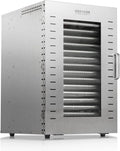 Commercial Food Dehydrator 16 Trays 1500W 70-190°F Large