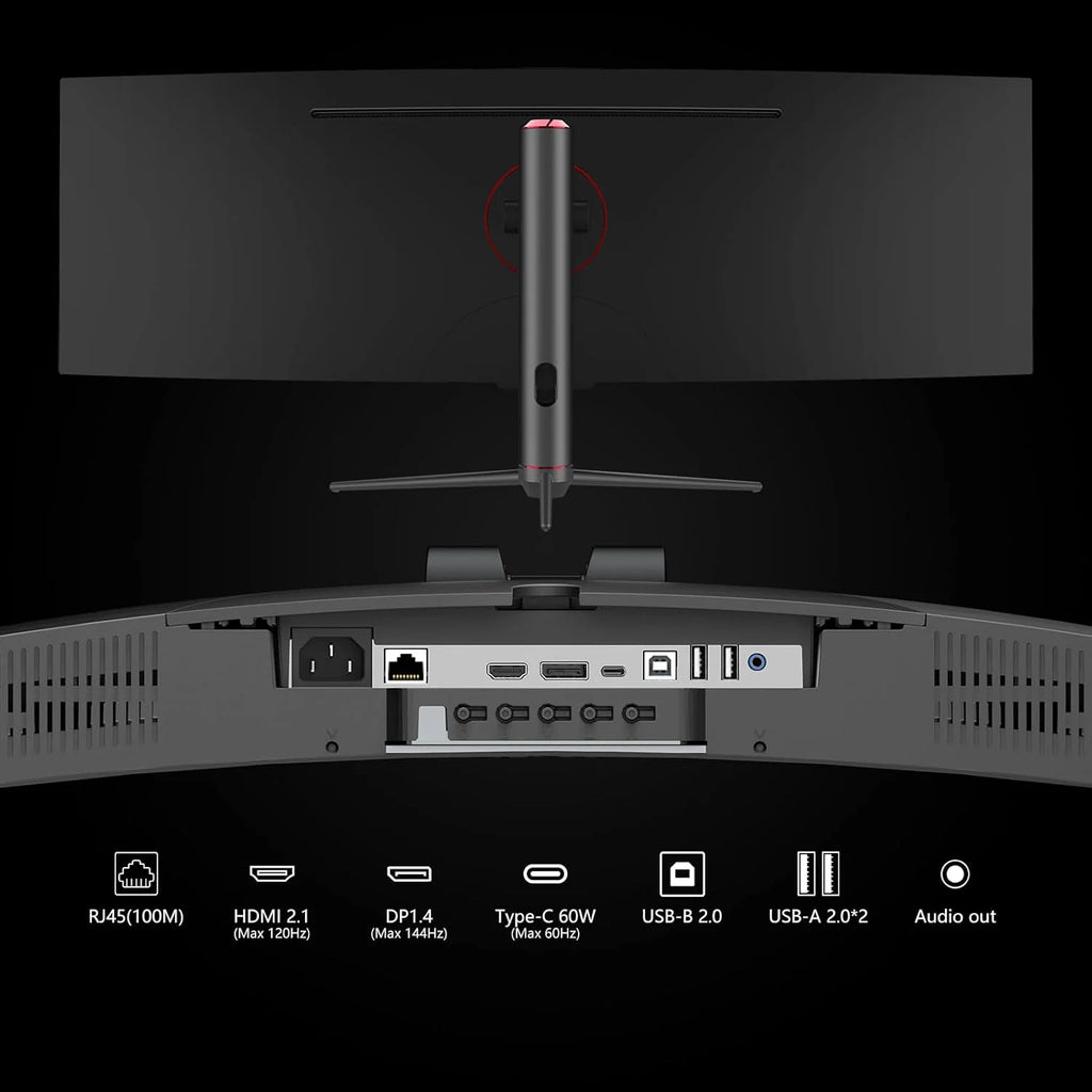 INNOCN 49 Curved Gaming Monitor, 144Hz, HDR400, USB-C, 49C1G
