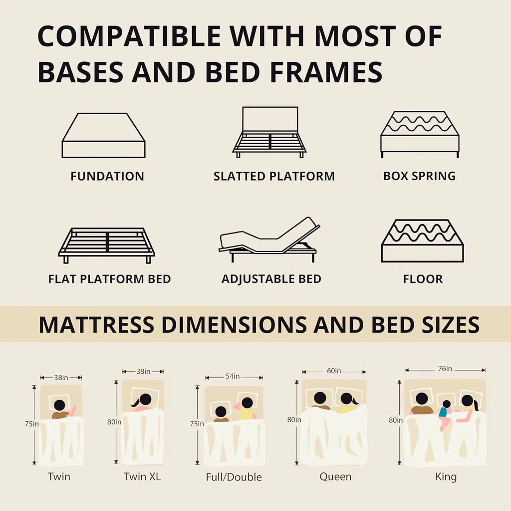 EGOHOME 14 Inch King Size Memory Foam Mattress for Back Pain, Cooling Gel Mattress Bed in a Box, Made in USA, CertiPUR-US Certified, Therapeutic Medium Mattress, 76x80x14 Black