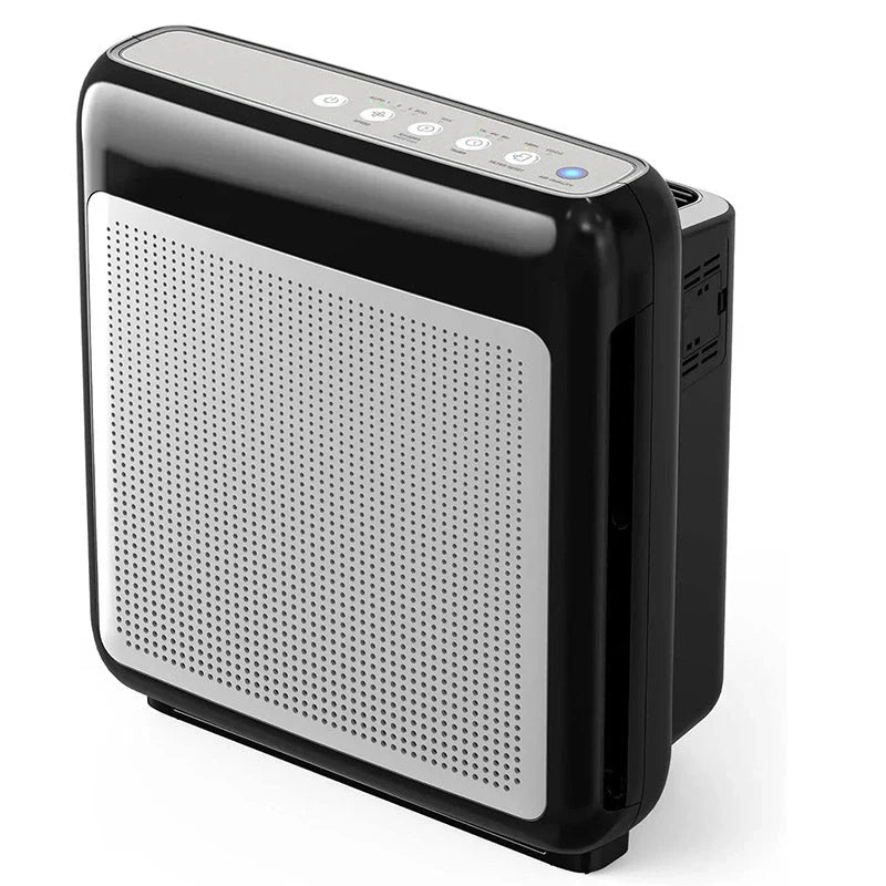 Air Purifiers for Home Up to 1,748ft2, True HEPA Filter for Smoke, Allergies, Pet Dander, Odor, Air Quality Monitor, Auto&Eco Mode, Timer, Filter Indicator, 3yr Warranty, 200M, Black