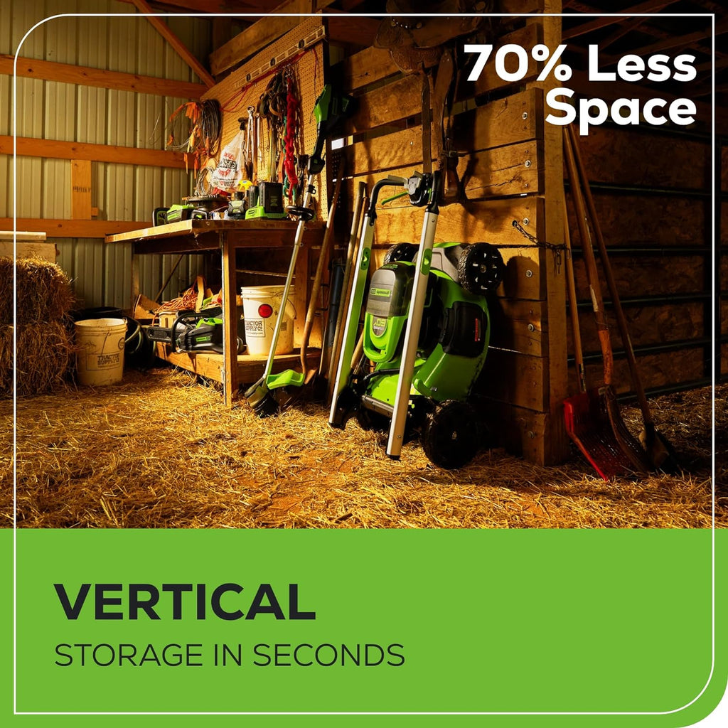 60V 21?? Cordless (Self-Propelled) Lawn Mower , 2 x 4.0Ah Batteries and Dual Port Rapid Charger
