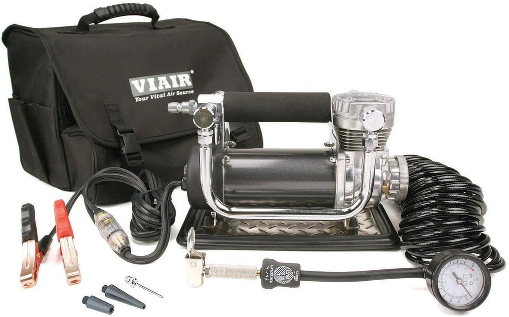 440P - 44043 Tire Inflator Portable Heavy Duty Offroad Air Compressor for Large Trucks & Jeeps | 12V On/Offroad Tire Pump Air Compressor, 150 PSI, up to 37 Tires, Alligator Clips