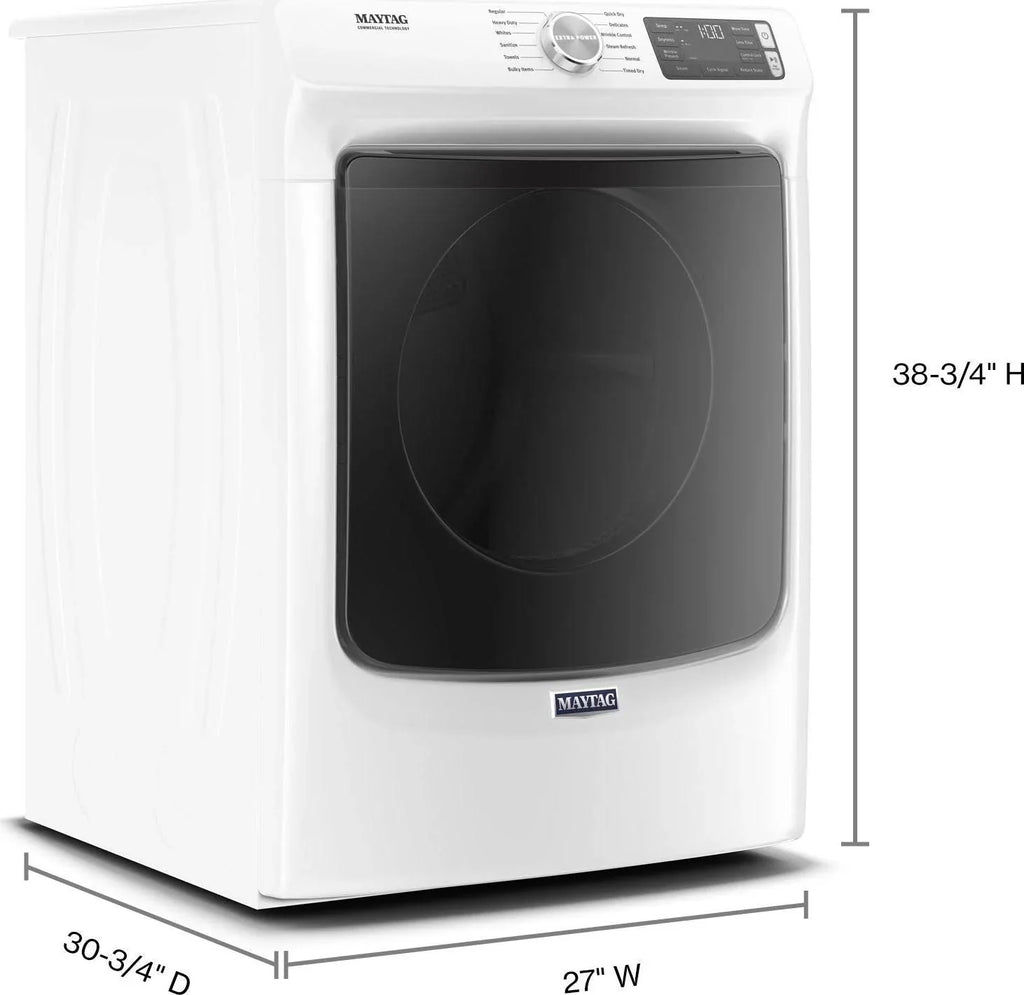 MED6630HW Front-Loading Electric Dryer - White