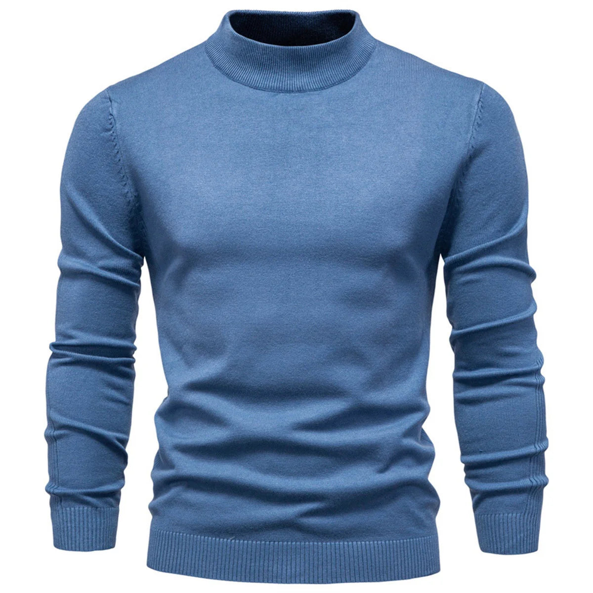 Men's Mockneck Pullover Sweater