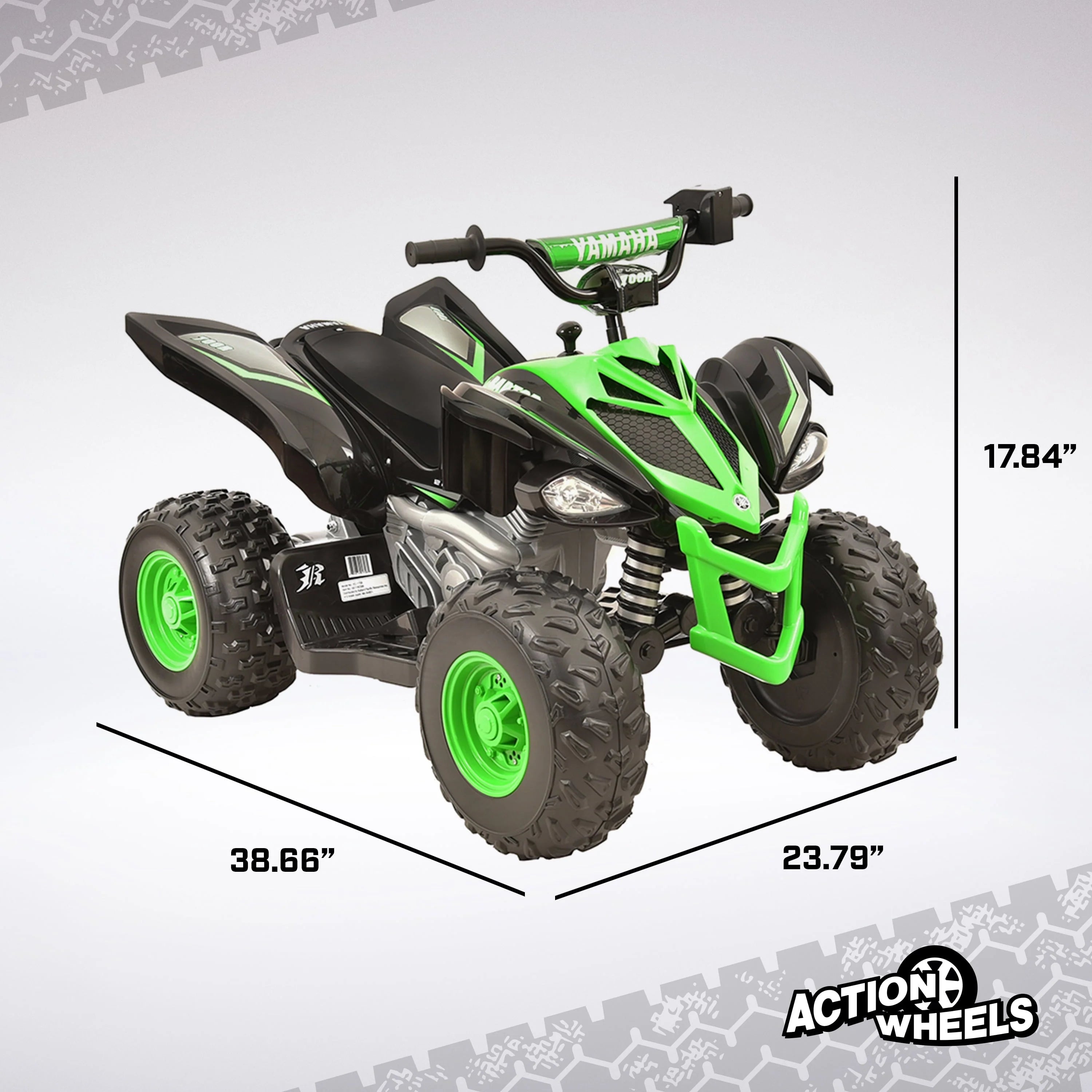 Yamaha 12V Raptor ATV Powered Ride-on for Boys & Girls, Ages 3+, up to 5 MPH