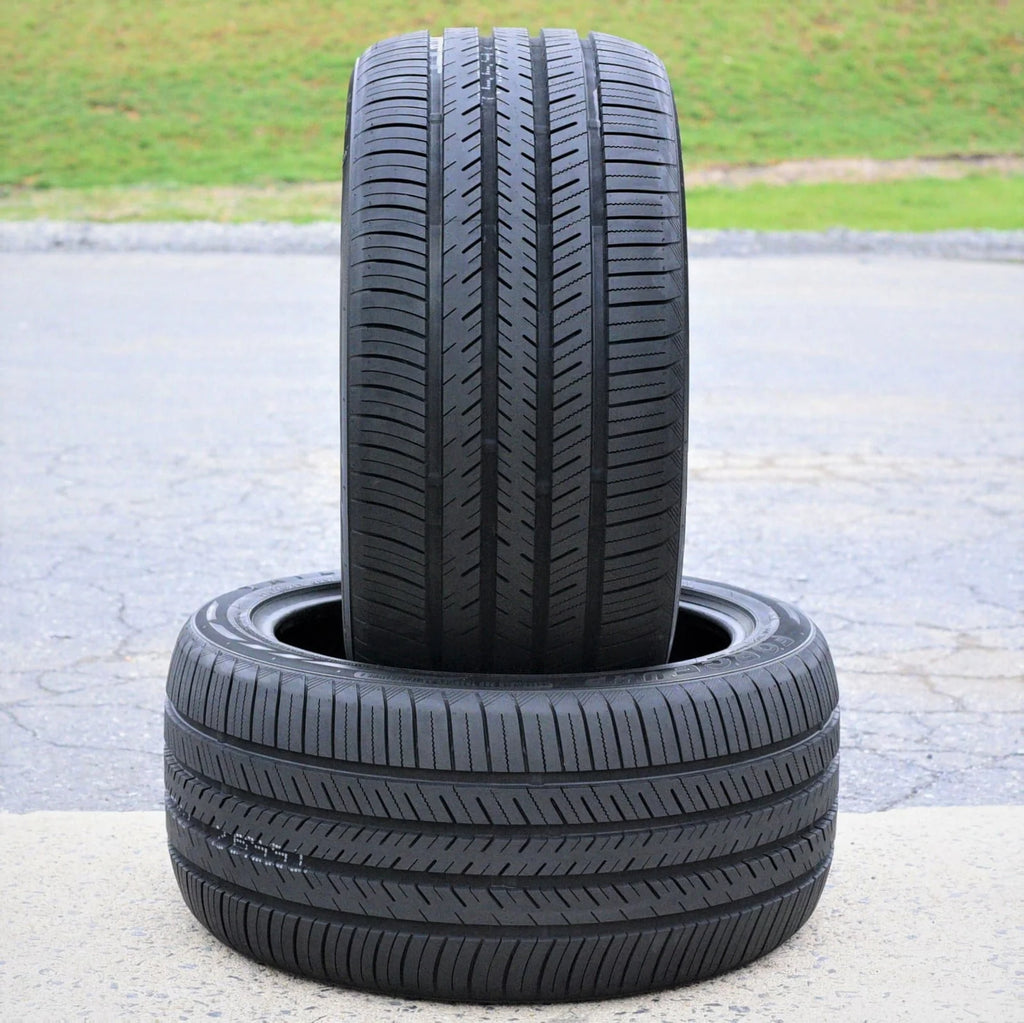 A pair of 2 (2) 255/40R20 101W XL A/S performance tires