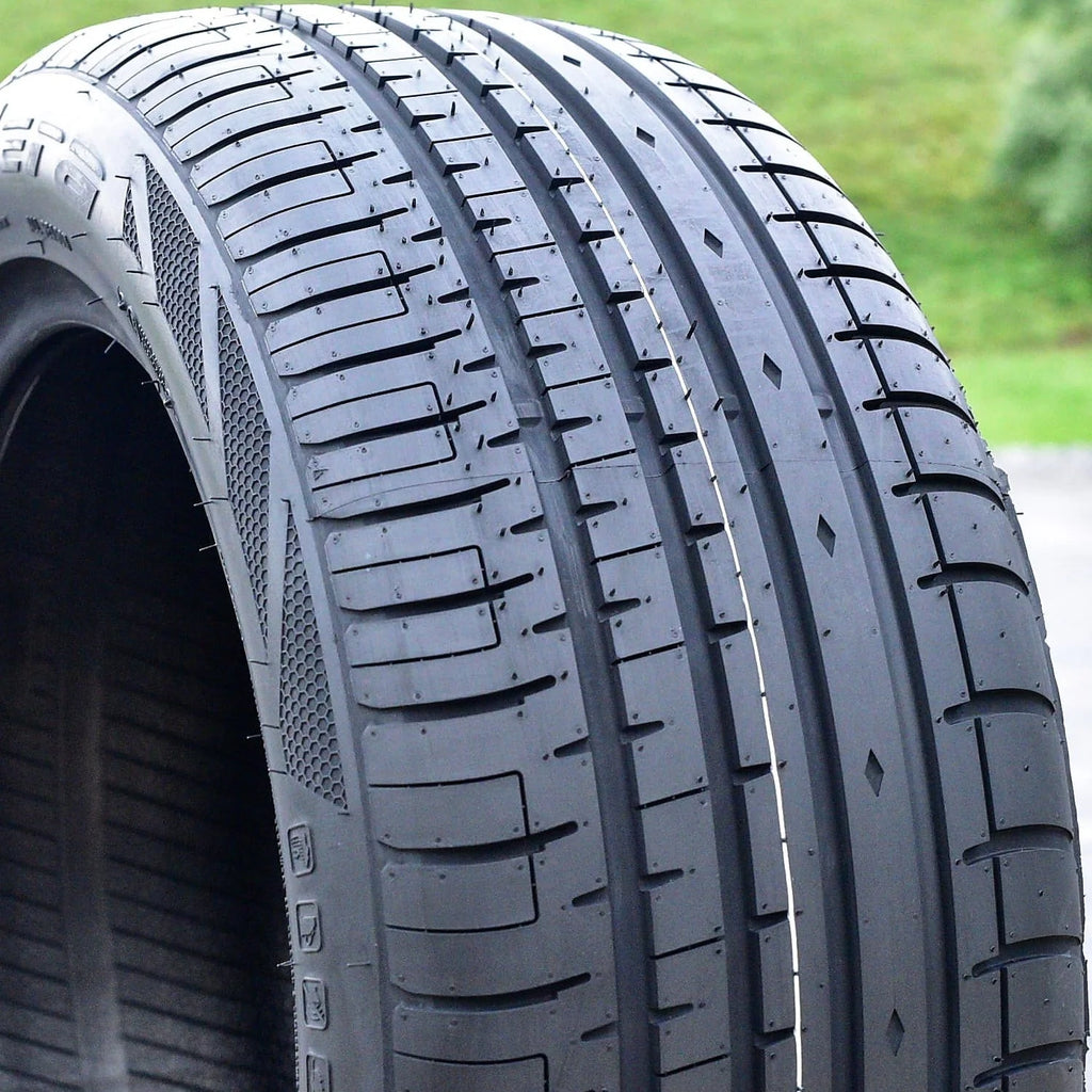 A pair of 2(2) 225/40R20 101W XL AS A/S performance tires