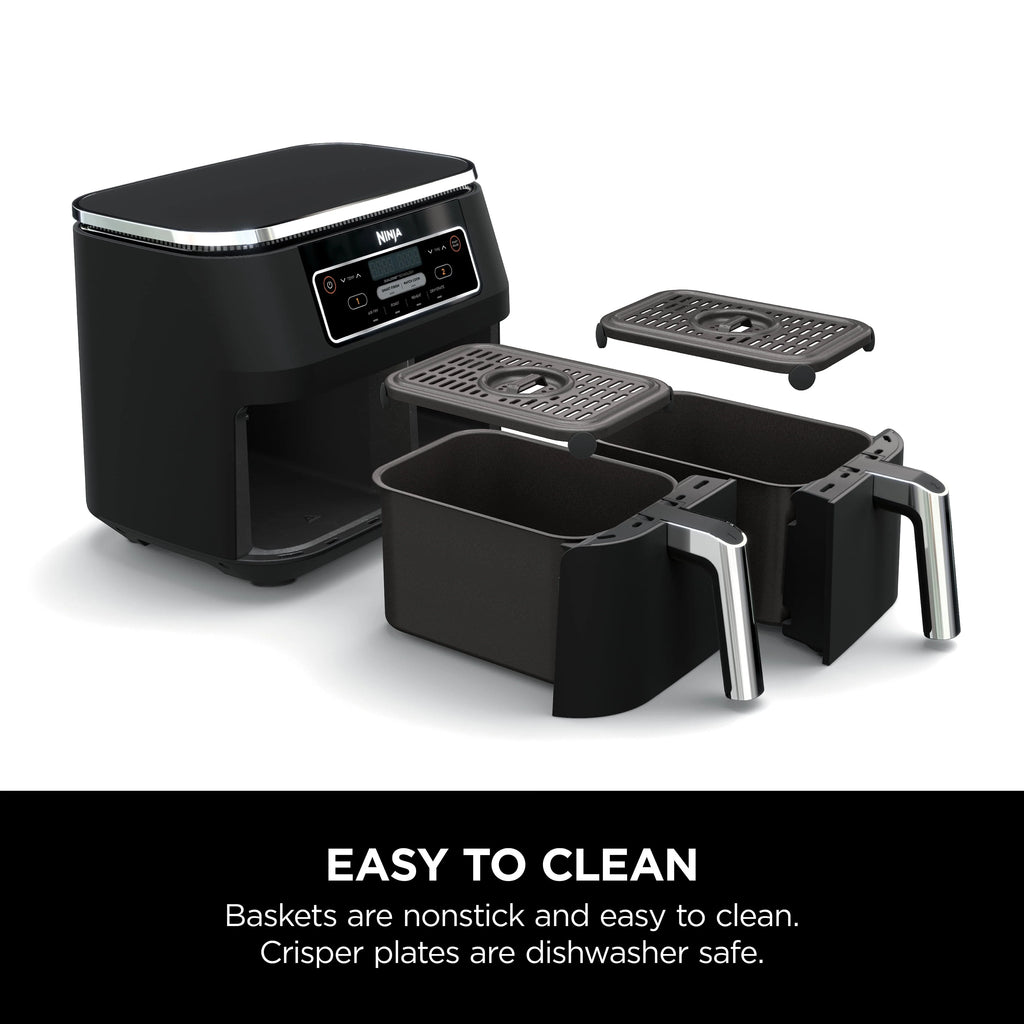Ninja? Foodi? 4-in-1, 8-qt., 2-Basket Air Fryer with DualZone? Technology