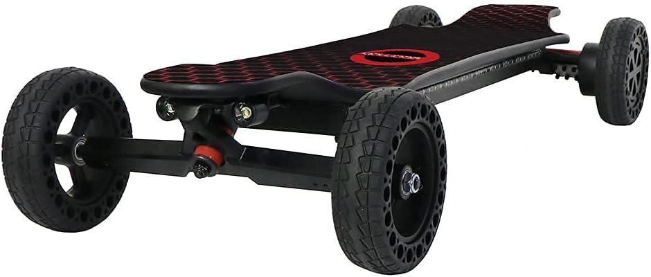 Electric Skateboard 4000 Watts | 12S3P | 35 mph | 22 Mile Range | 6 Wheels | Cool Lights |