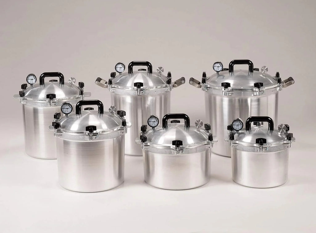 All American 1930: 21.5qt Pressure Cooker/Canner (The 921) – Exclusive Metal to Metal Sealing System – Easy to Open & Close – Suitable for Gas, Electric, or Flat Top Stoves – Made in the USA
