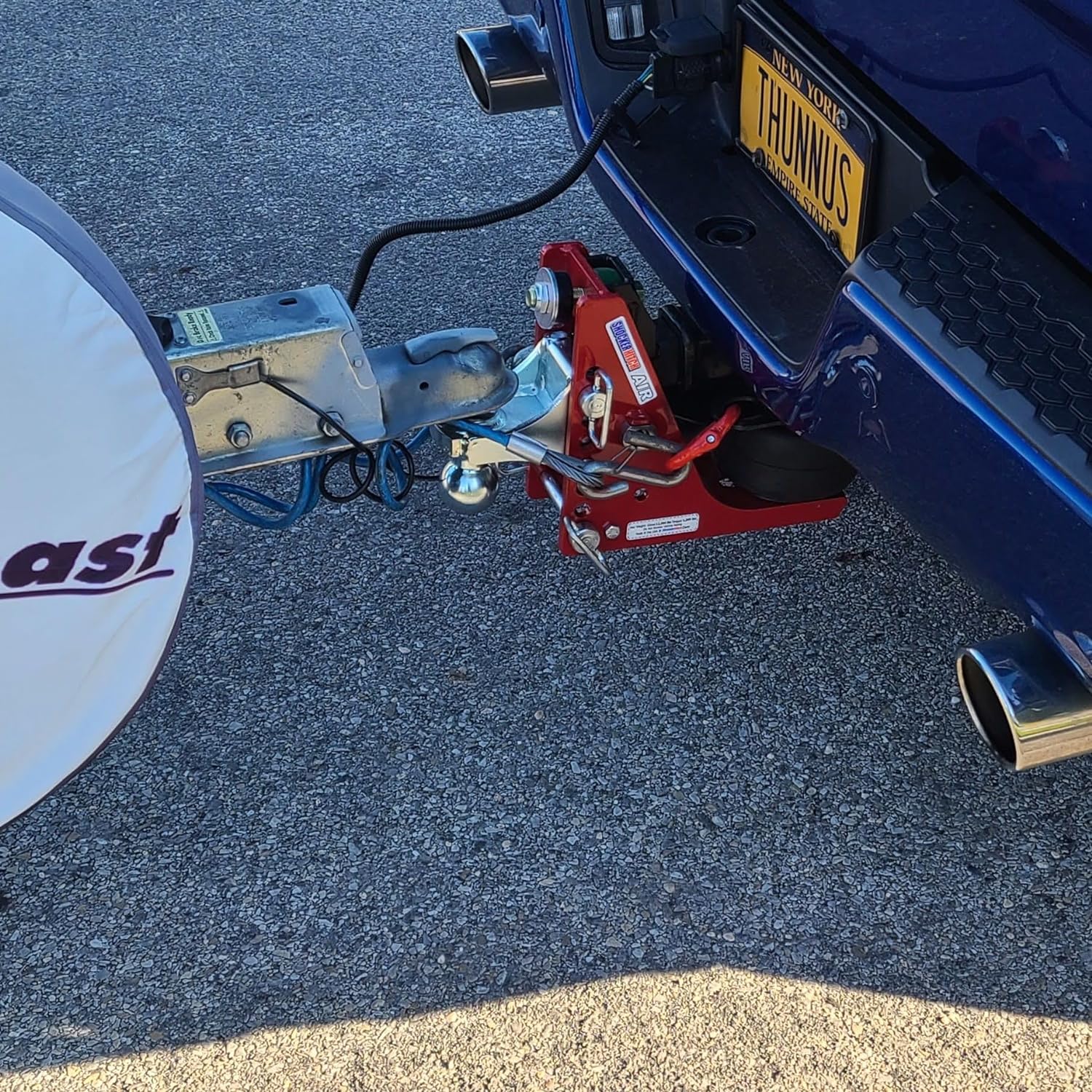Air Hitch with Combo Ball Mount (2 & 2-5/16 Balls), Fits 2 Hitch - 12,000 lbs