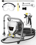 Airless Paint Sprayer, 2024 Version, High Efficiency, Thinning-Free, Minimal Overspray, for Home Exterior & House Interior DIY Painting Projects, with Paint Sprayer Accessories