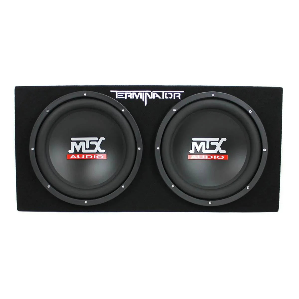 MTX TNE212D 12 1200W Dual Loaded Subwoofer Box + 1500W Amplifier + Capacitor
