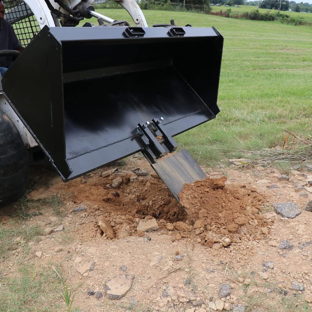 Attachments Clamp-On Quick Spade Combo 45 x 18 Dig Footings, Trenches, and Stump Removal
