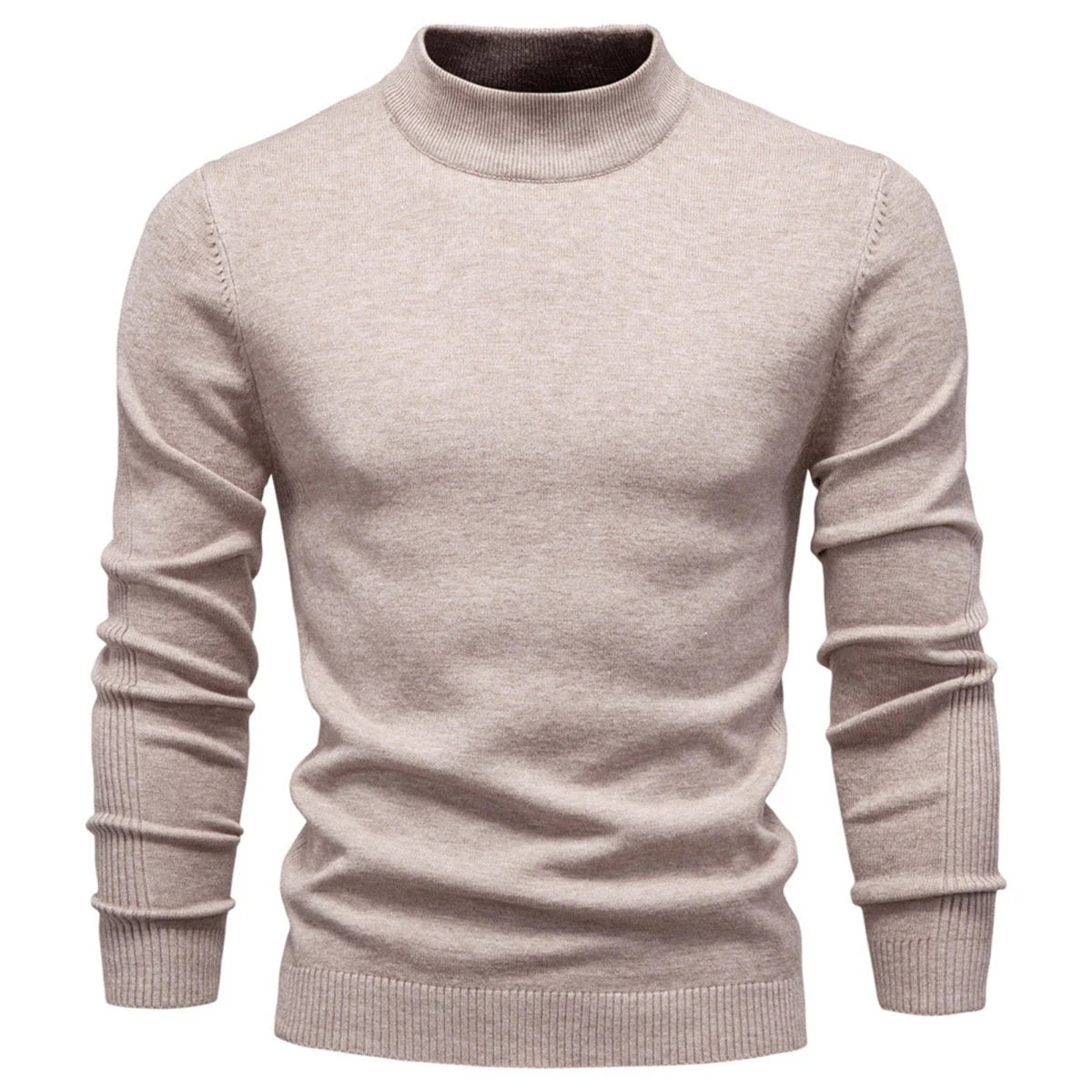 Men's Mockneck Pullover Sweater