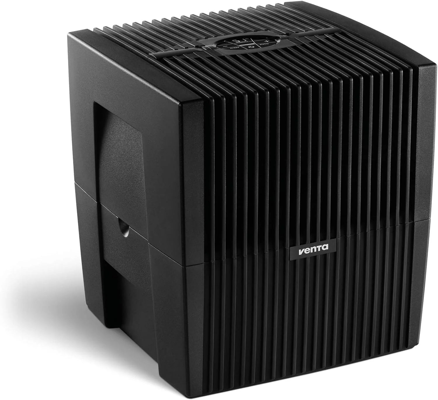 Black Humidifier - Filterless evaporative humidifier for spaces up to 645 square feet