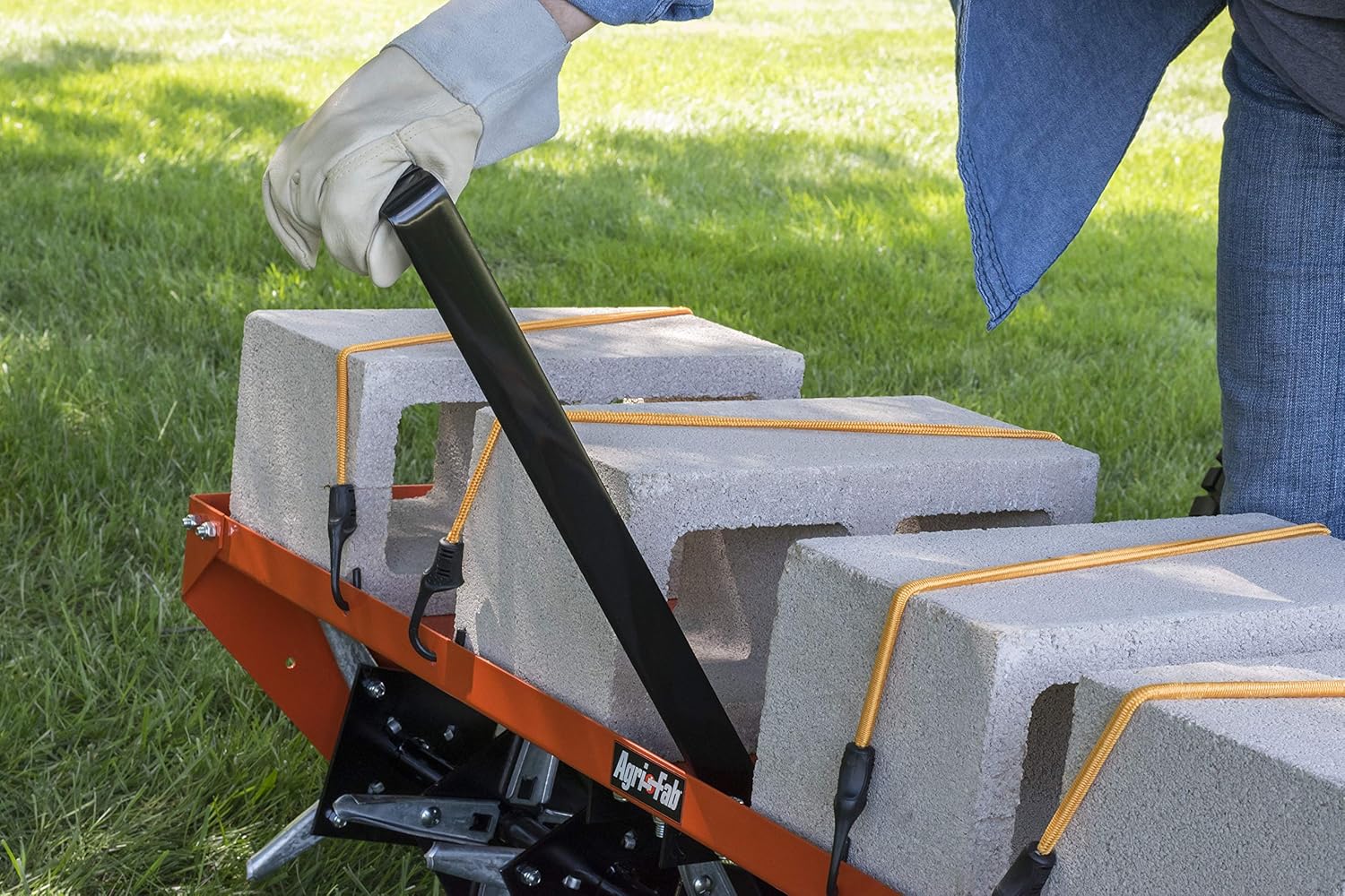 Agri-Fab 45-0604 18 x 48 Tow Behind Poly Lawn Roller 550 lbs Weight with Water, Poly Drum and Steel Frame, with Plug. Designed for Lawn and Garden Tractors