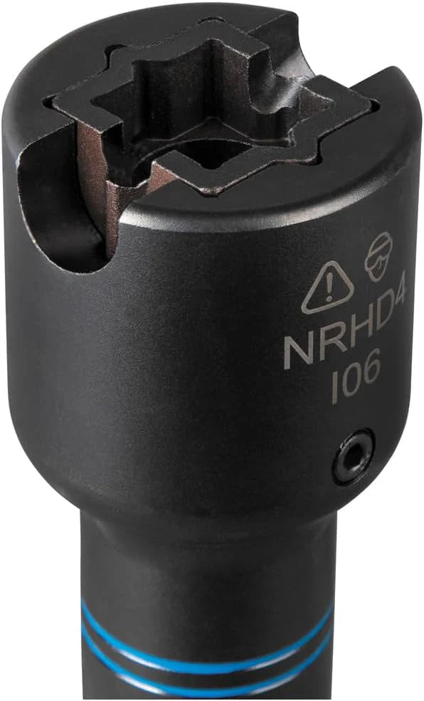Single-Ended Impact Socket, Made in USA, Three Square Socket Sizes: 3/4-, 1-, and 1-1/8-Inch