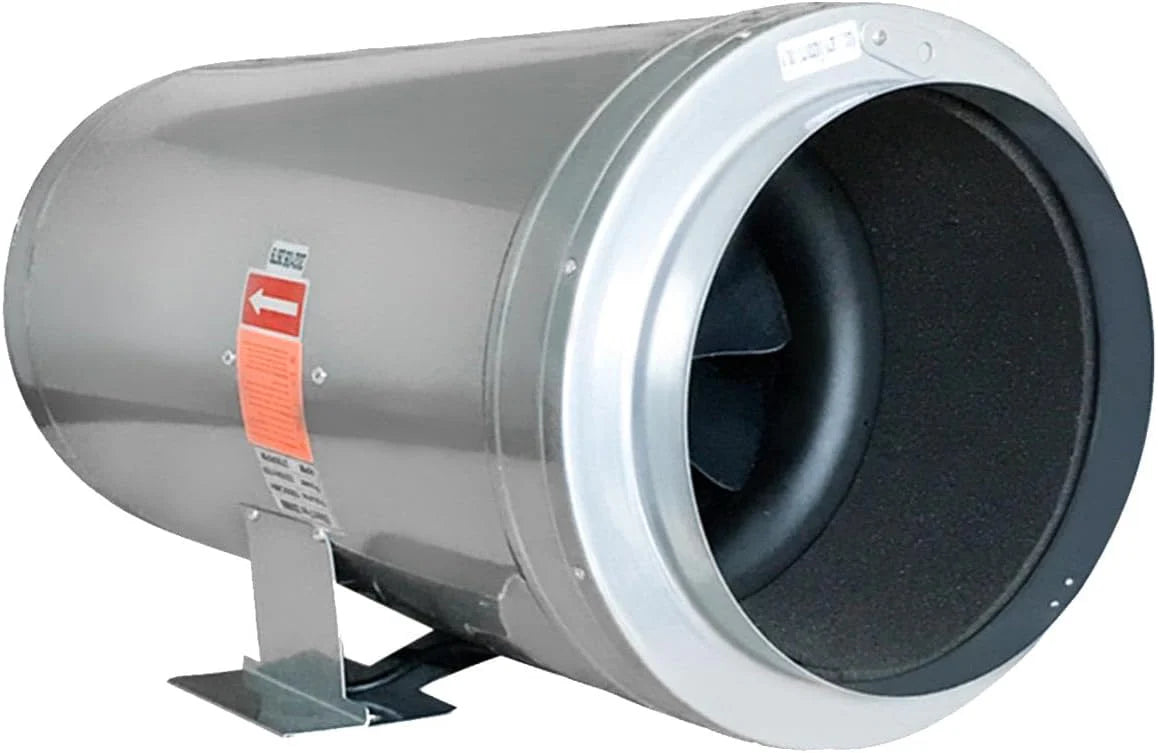 12 Inch Inline Duct Fan,1880 CFM Inline Fan Duct Fan Constant Speed, ETL Listed, Ventilation Exhaust Fan for Heating Cooling Booster, Grow Tents, Hydroponics