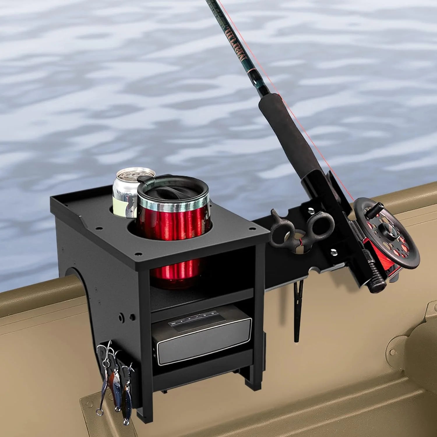 Boat Accessories for Fishing - Fits Gunnels Up to 2.5 Thick Regular