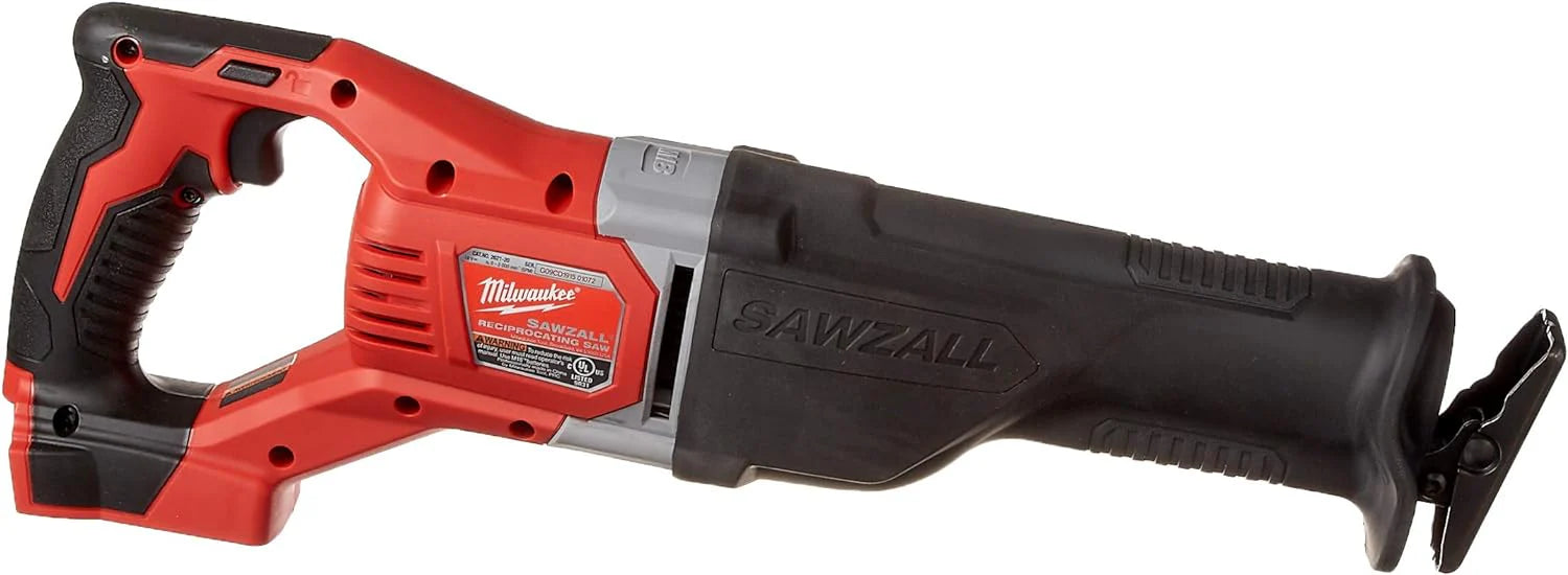 2621-20 M18 18V Lithium Ion Cordless Sawzall 3,000RPM Reciprocating Saw with Quik Lok Blade Clamp and All Metal Gearbox (Bare Tool)