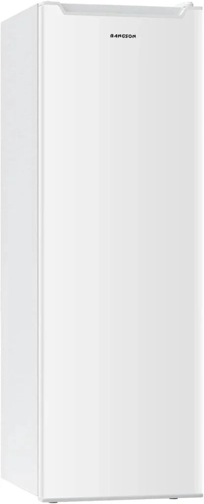 BANGSON Upright Freezer, 7.0 Cu.ft Stand Up Freezer, Convertible Upright Freezer/Refrigerator, Single Door for Kitchen,Garage, Office, Apartment, Silver