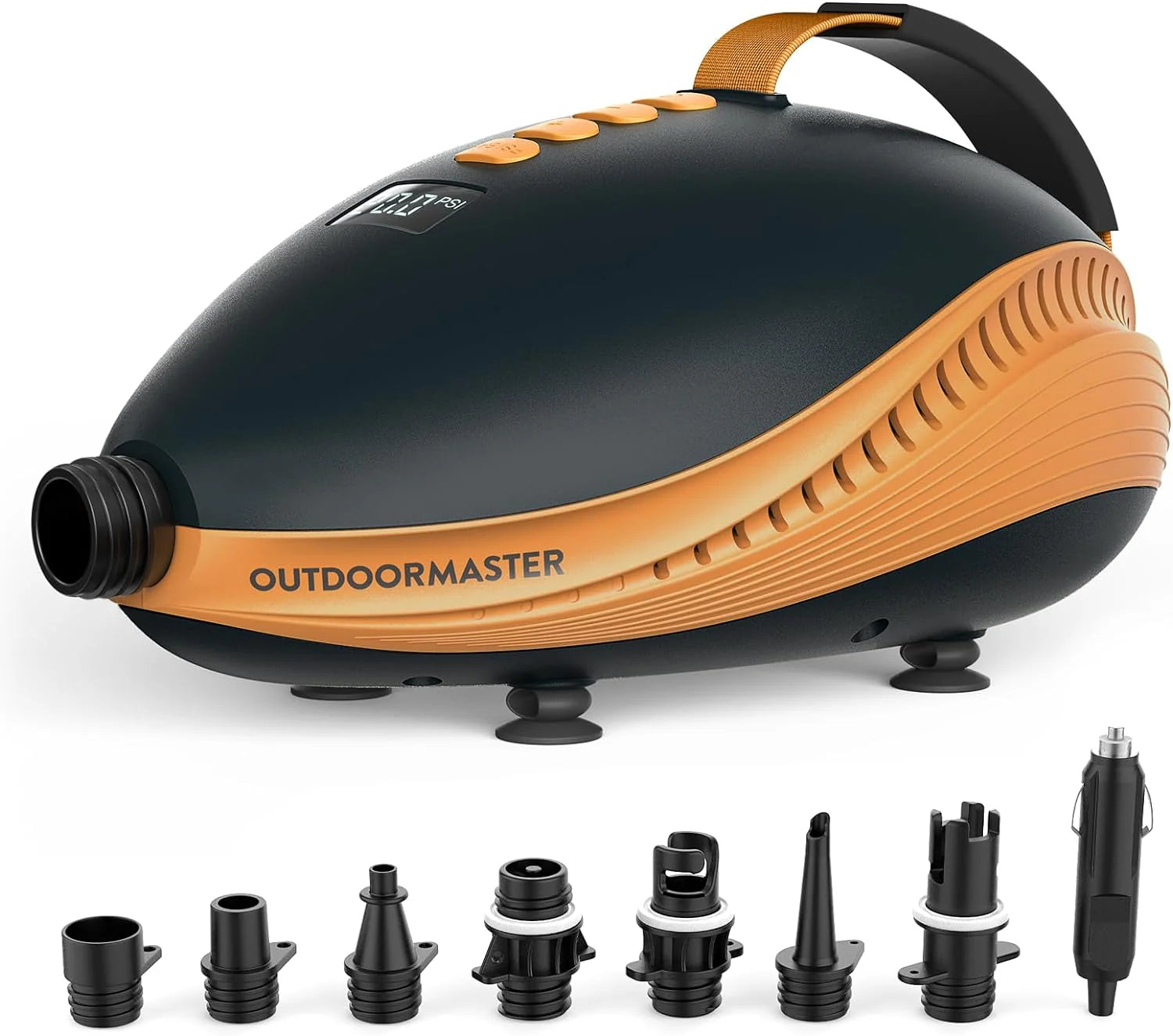 High Pressure Paddle Board Pump Electric Dolphin -Quick Portable SUP Air Pump,Auto-Off &12V DC Car Connector Electric Pump for Inflatable Stand up Paddle Boards,Boats,Inflators