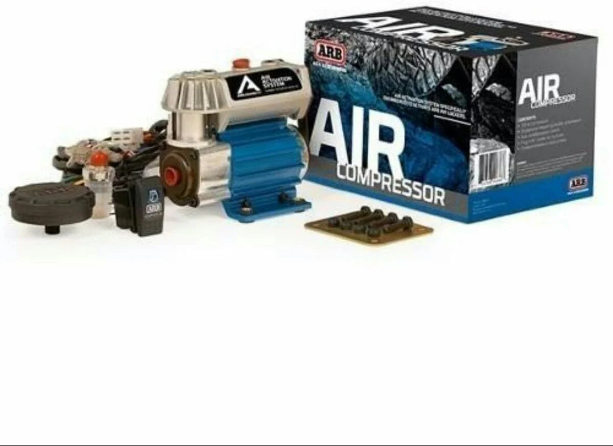 12V' On-Board Twin High Performance Air Compressor, Ideal for Air Lockers Locking Differentials, Tire Inflator, Air Horn, Air Tools and Pneumatic Tools.