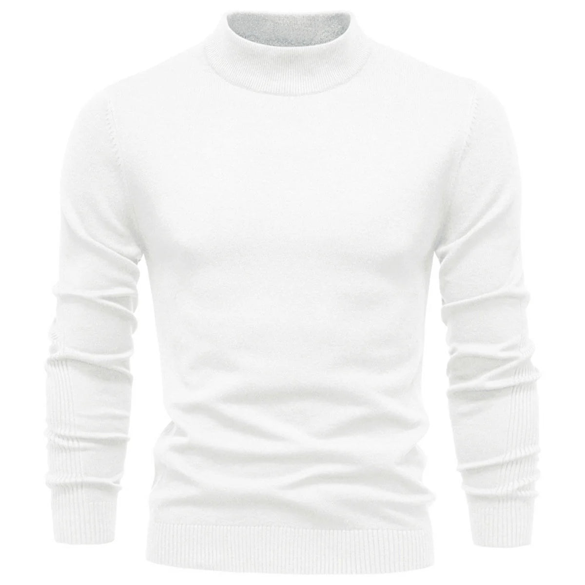 Men's Mockneck Pullover Sweater