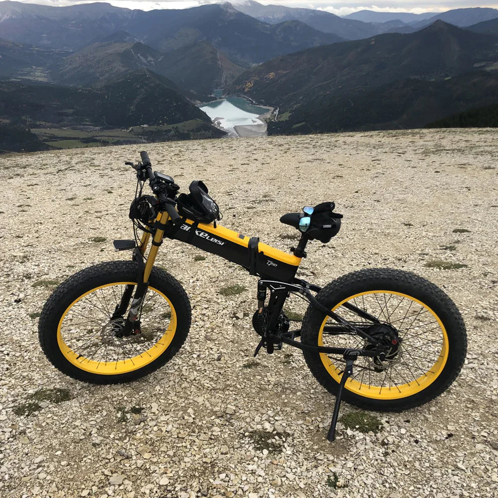 Lankeleisi XT750 Plus 1000W 26 Fatbike Dual Crown Fork Faltbares E-Mountainbike 17,5Ah