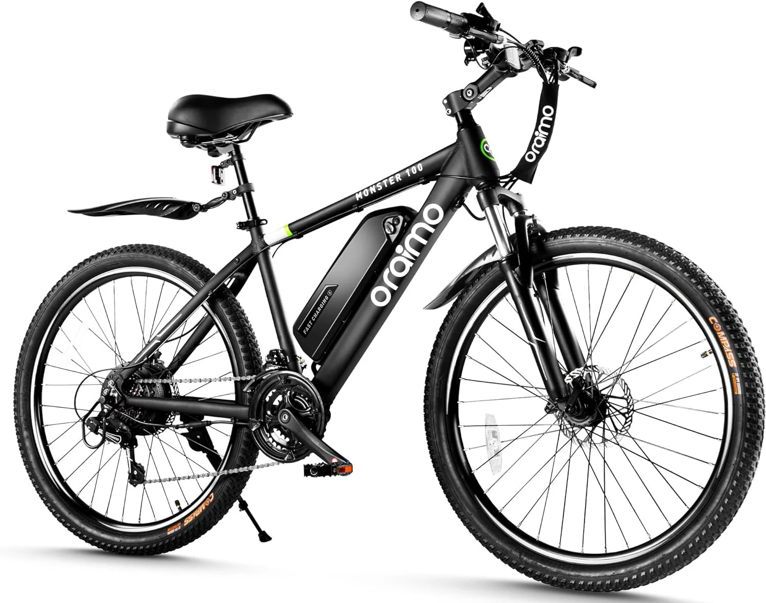 Adult Electric Bike, 350W BAFANG Motor (500W Peak), 4A 3H Fast Charging, 468Wh Li-Ion Battery, 21 Speed Gears, Air Saddle, 45 Miles 20 MPH 26 Mountain Bike Electric Bike, ANSI/CAN/UL2849 Compliant