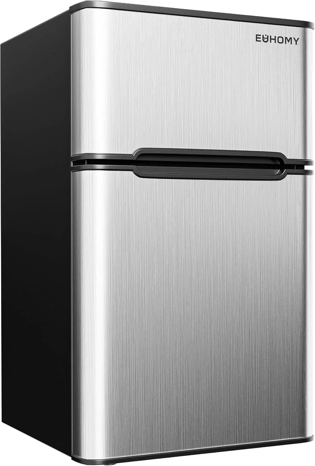 3.2 Cu.Ft Mini Fridge with Freezer ?? 2-Door Compact Refrigerator for Bedroom, Dorm, Office or Apartment, Silver3.2 Cu.Ft Mini Fridge with Freezer ?? 2-Door Compact Refrigerator for Bedroom, Dorm, Office or Apartment, Silver