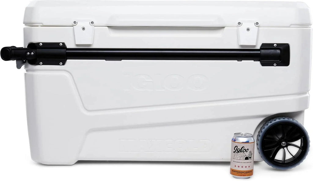 110QT Glide Cooler with Wheels and Telescoping Handle